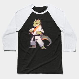 Karate Master Dragon Baseball T-Shirt